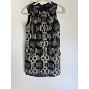 The Portland collection by Pendleton Virgin Wool Dress S Small Black